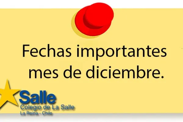 Fechas importantes diciembre