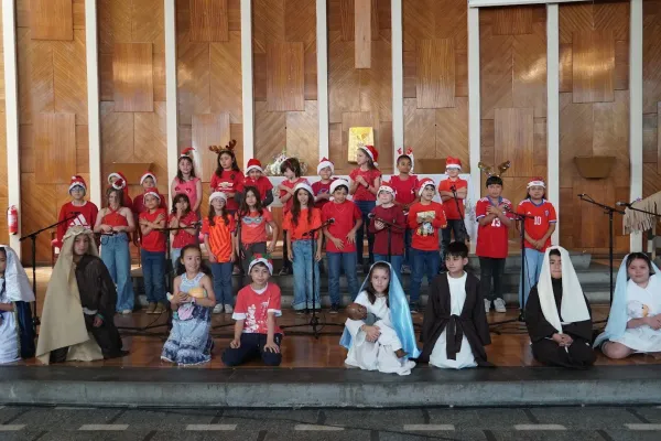 PRIMER CICLO BÁSICO PROTAGONIZÓ LA ACTIVIDAD: 'LA SALLE LE CANTA AL NIÑO DIOS'