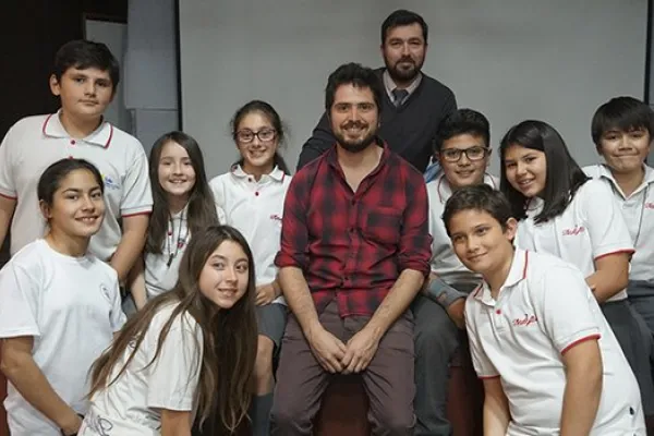 Andrés Montero visita nuestro colegio