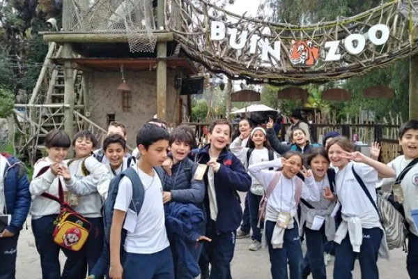 Cuartos básicos visitan el Buin Zoo y viven experiencia de aprendizaje